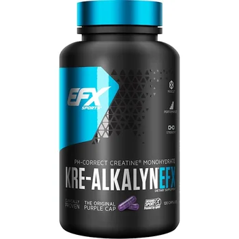

EFX Sports, Kre-Alkalyn EFX, 120 Capsules, Muscle - Performance - Strength PH-Correct Creatine Monohydrate FREE SHIPPING