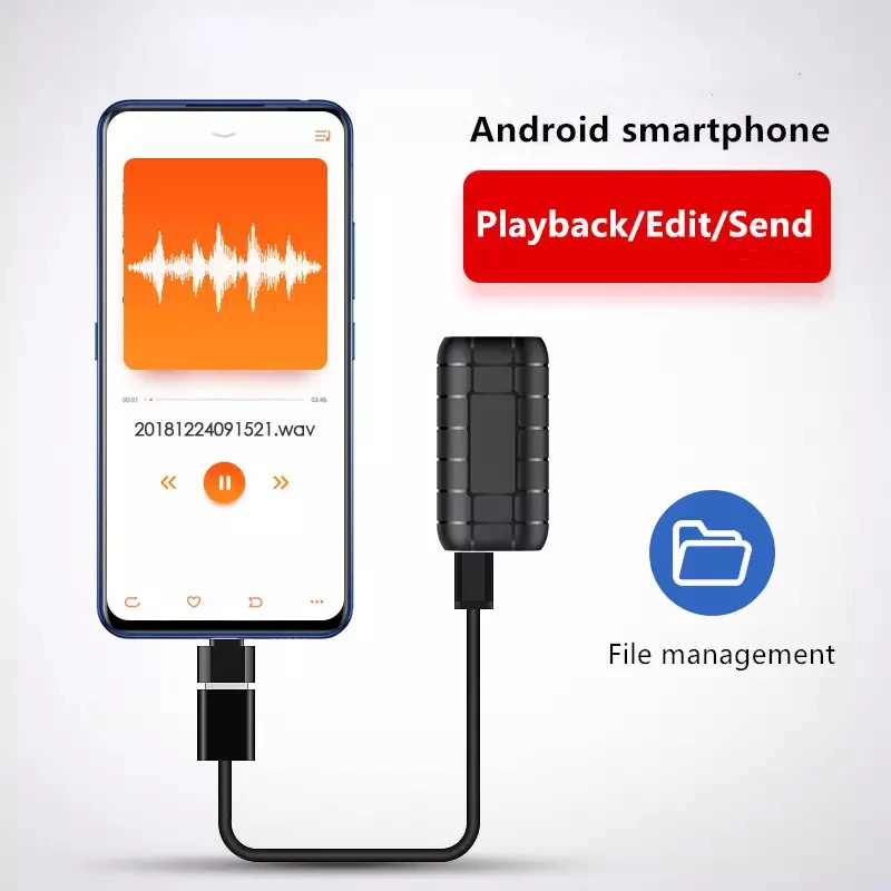 Mini Digital Voice Recorder 20 Days 500 Hours Dictaphone Pen Multi-function Digital Recorder Voice Activated HD Noise Reduction