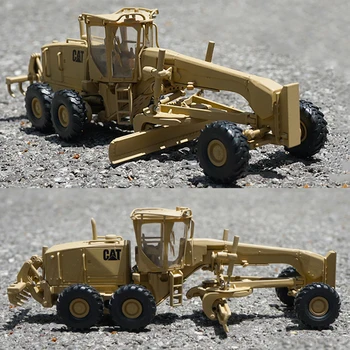 1:50 Scale Grader CAT 120M Engineering Vehicle Bulldozer Grader Road Roller Construction Car Model Toys Collection Display Show 1