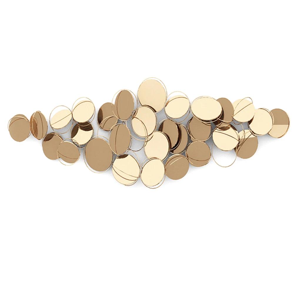 

luxury design gold wall decoration stainless steel crafts for home and hotel