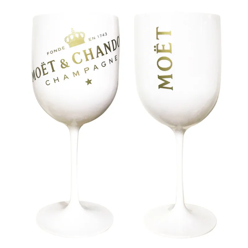 Moet бокалы для шампанского, пластиковые бокалы, бокалы для вина, стаканы для напитков, белые, акриловые бокалы для шампанского, вечерние, принадлежности