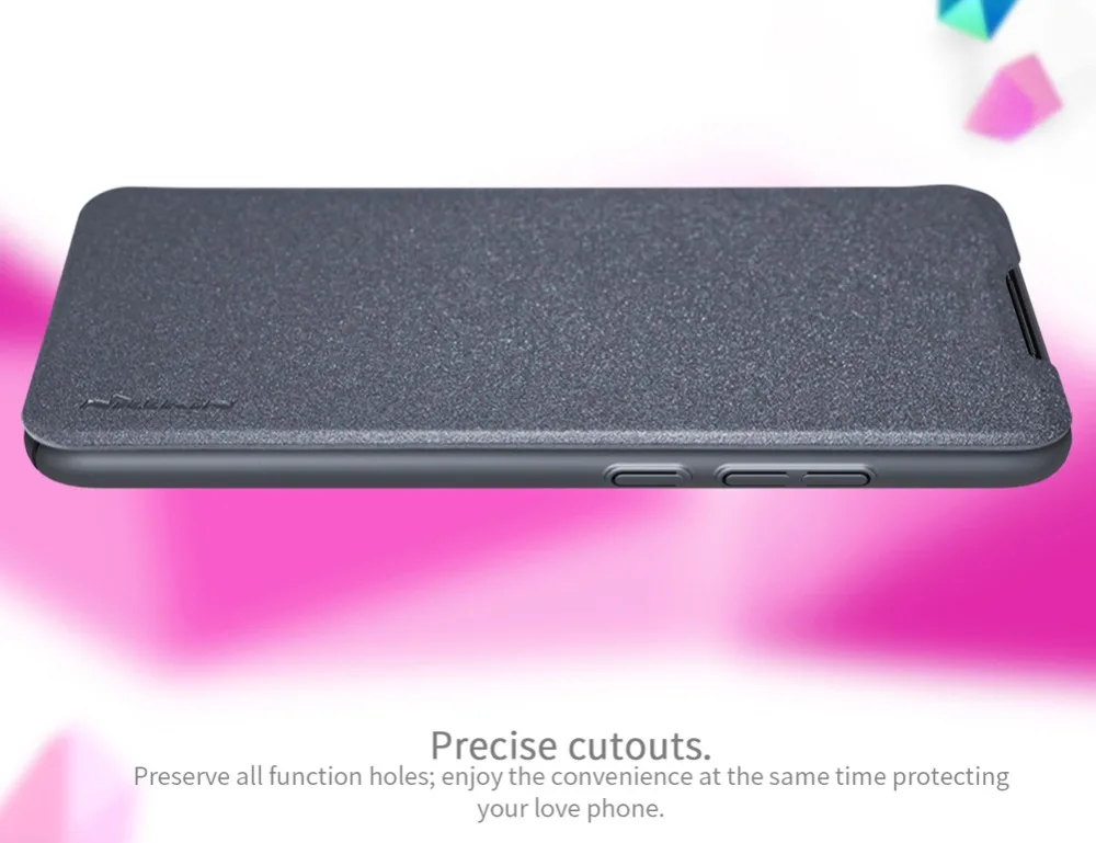 Для xiaomi redmi note 8 чехол NILLKIN sparkle pu кожаный флип-чехол smart wake up для xiaomi redmi note 8 чехол