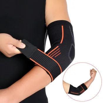 1 Pcs Ademende Weven Elbow Brace Onder Druk Outdoor Elleboog Pads Riem Voor Sport Fitness Xr-Hot 1 Pcs Ademende Weven Elbow Brace Onder Druk Outdoor Elleboog Pads Riem Voor Sport Fitness Xr-Hot