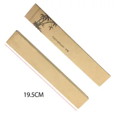 100 шт бамбуковая древесная зубная щетка без узора крафт-коробка для зубных щеток экологическая низкоуглеродная упаковочная коробка