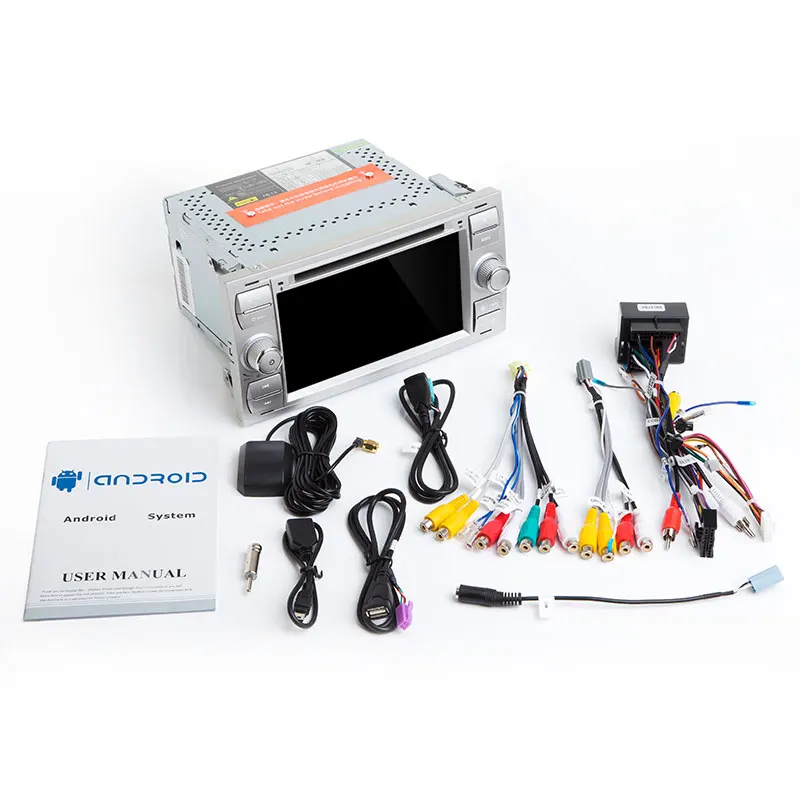 Clearance 2 din Android 8.1 Car DVD Multimedia Player For Ford Focus 2 mk2 Mondeo 4 Transit Connect S-MAX C-MAX Kuga Car Radio Navigation 5