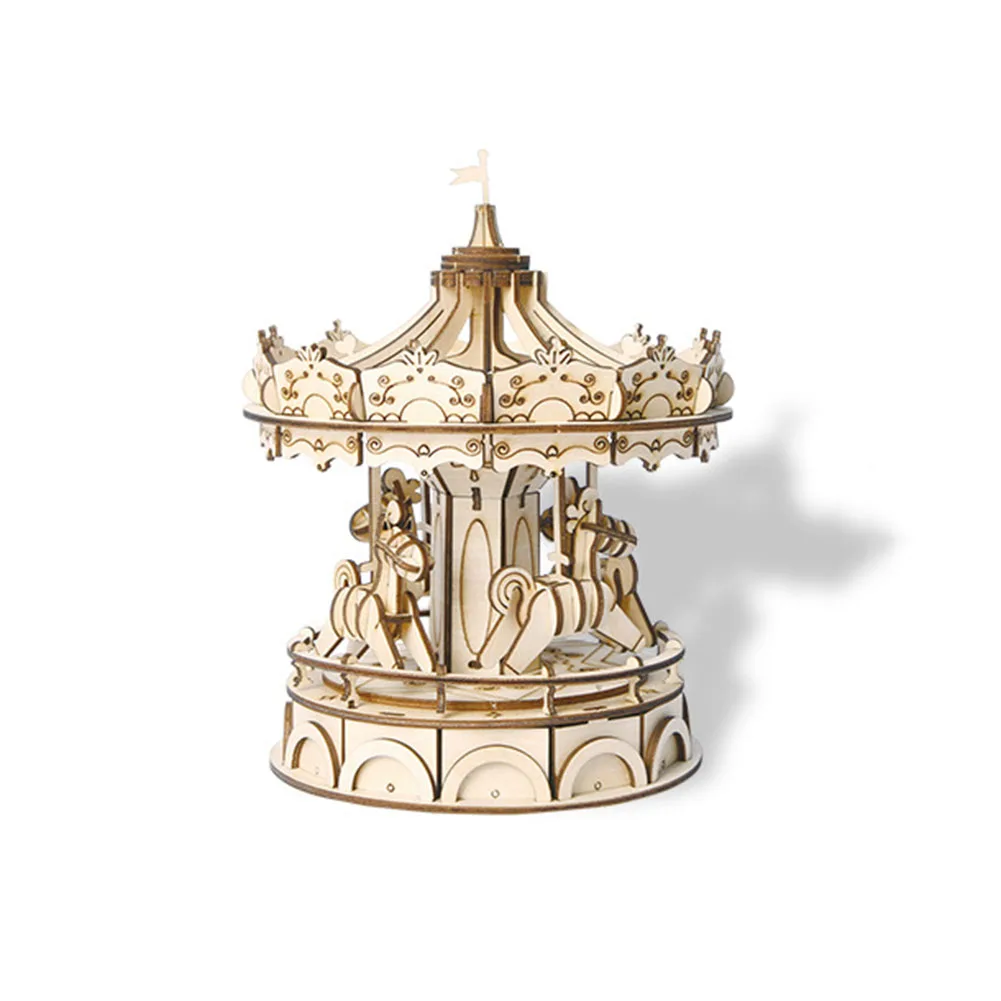 Креативная камера для самолета merry-go-круглая 3D Головоломка DIY игрушка подарок для взрослых и детей головоломки украшения творческие украшения-игрушка