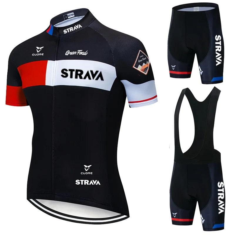 Джерси для велоспорта 2021 STRAVA летний комплект с коротким рукавом одежда горного