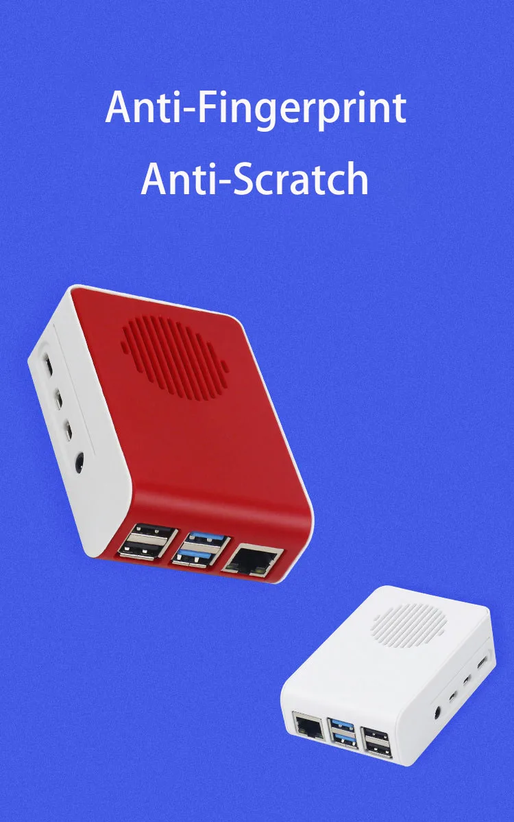 Для Raspberry Pi 4 чехол ABS чехол корпус с светодиодный вентилятор охлаждения с бликами для Raspberry Pi 4 Модель B Pi4 RPi4 Чехол Коробка