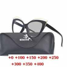 Солнечные фотохромные очки для чтения, женские солнцезащитные очки, женские кошачьи очки, дальнозоркость, Пресбиопия с диоптриями, Пресбиопия NX