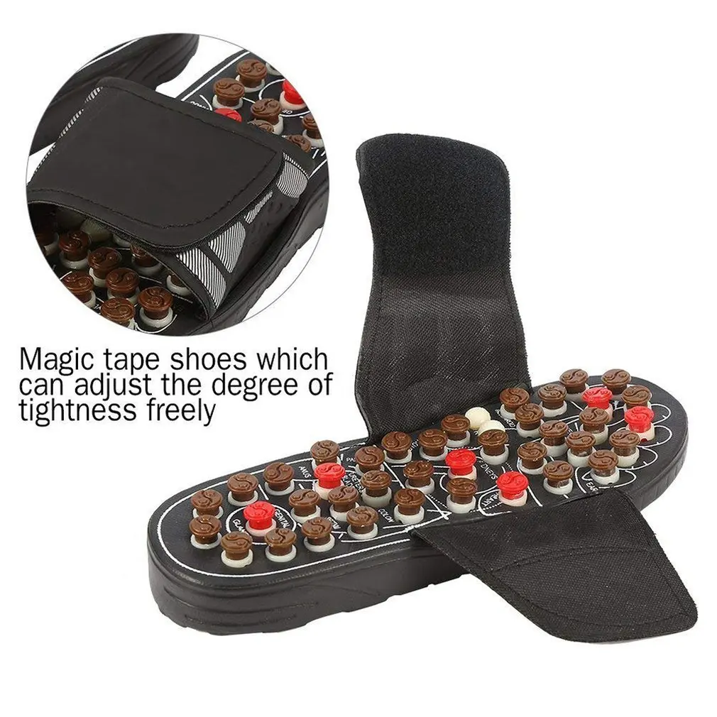 Foot Massage Slippers Acupuncture Therapy Massager Shoes For Foot Acupoint Activating Reflexology Feet Care Massageador Sandal 4