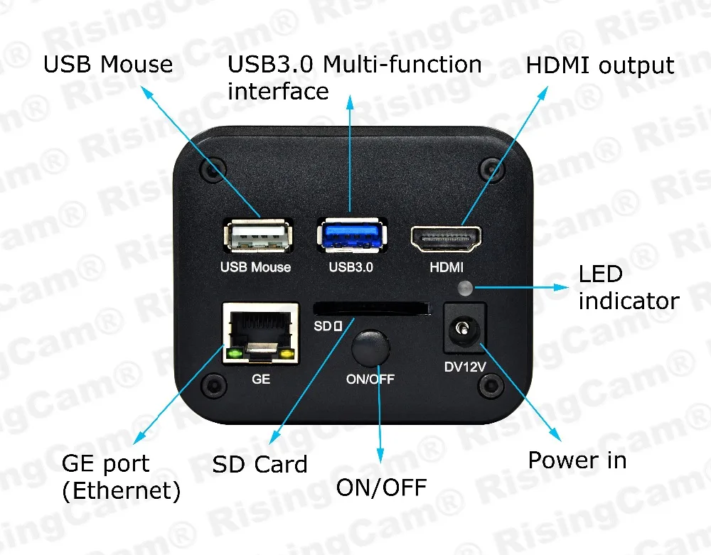 4K Ультра HD 60fps SONY imx334 1/1. " датчик HDMI GE порт выход цифровой микроскоп камера