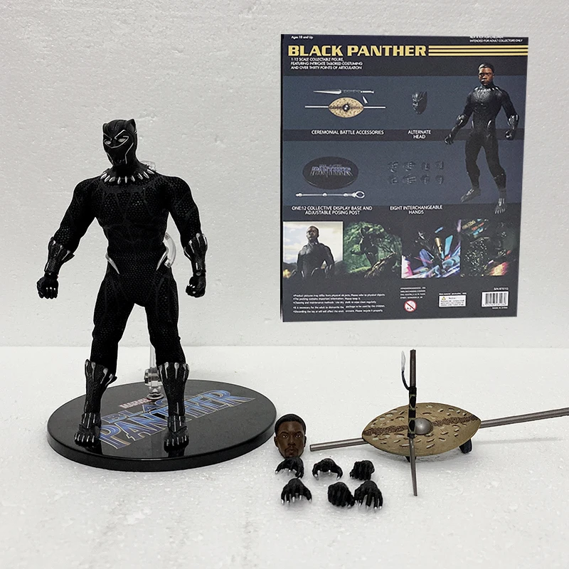mezco one 12 black panther