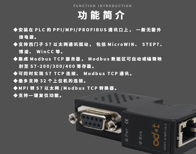 S7200/300/400 MPI DP в Ethernet Коммуникационный процессор конвертер