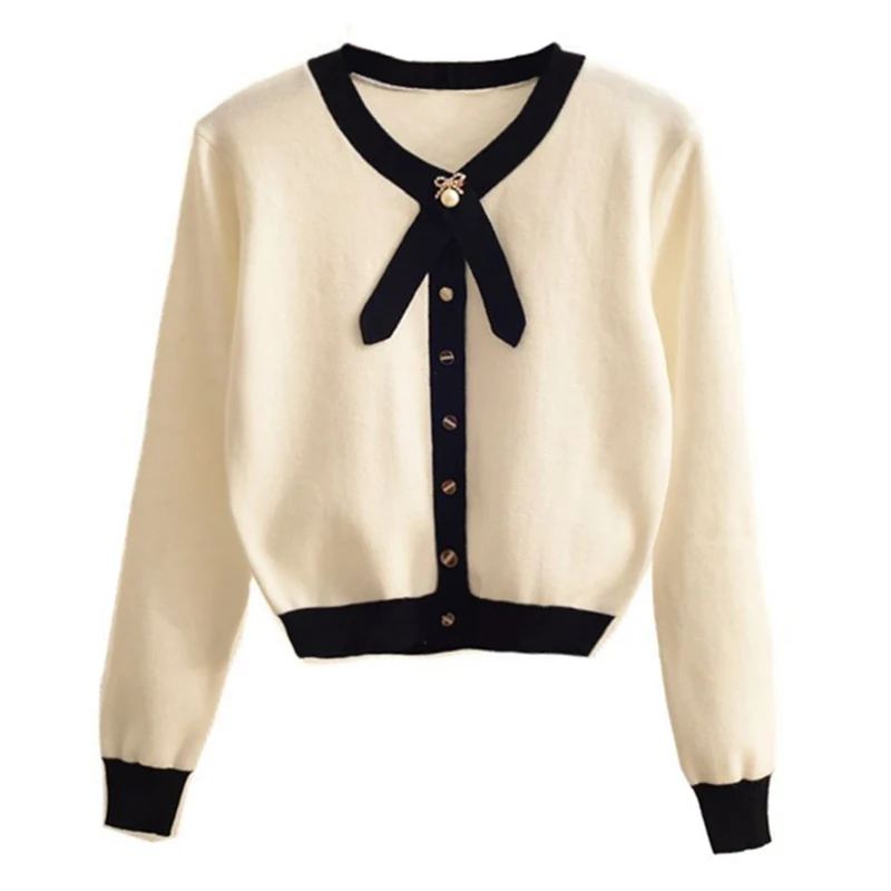 Кардиган для ранней весны 2020 свитер Женское пальто шикарная короткая рубашка с