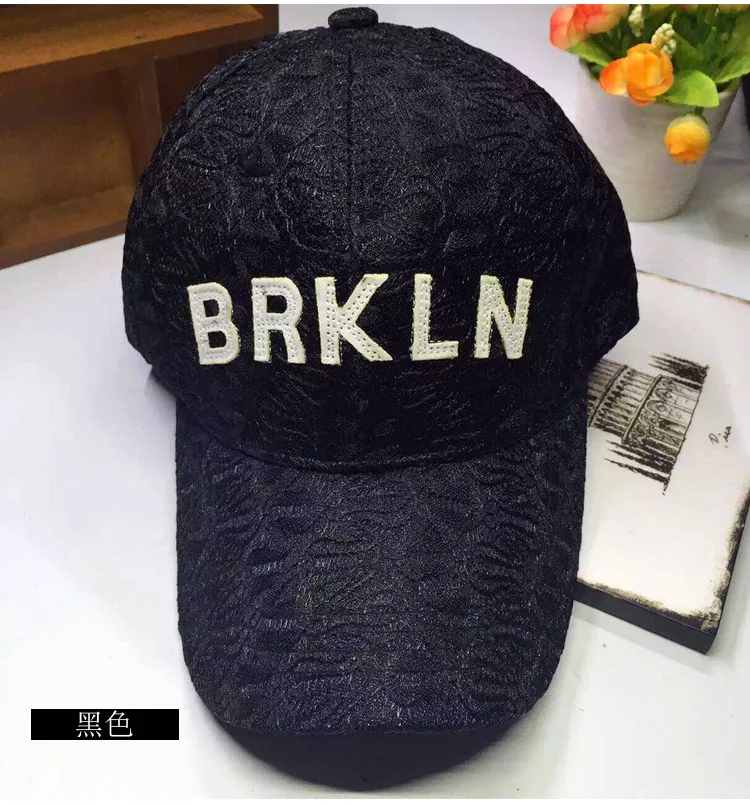 Лидер продаж, Новое поступление, регулируемые шапки с буквенным принтом BRKLN для девушек, модная повседневная шапка, женская шапка