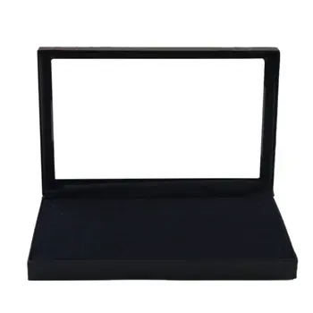 

Jewelry Organizer Holder With Clear Lid Home Storage Storage Box Ring Display Box Tray Earring Rings