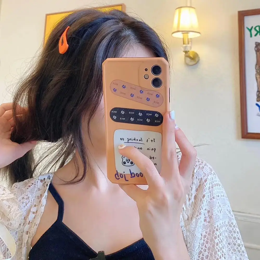 

Girly label case For iPhone X XR XS Max phone for iphone 11 PRO MAX 7 Fashion 8 plus Waterproof and anti-fall soft shell