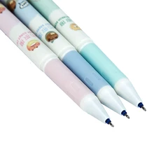 Синяя стираемая термо-гелевая ручка 0,5 мм Полная игла простая канцелярская водная ручка может протирать гелевая ручка 12 палочек