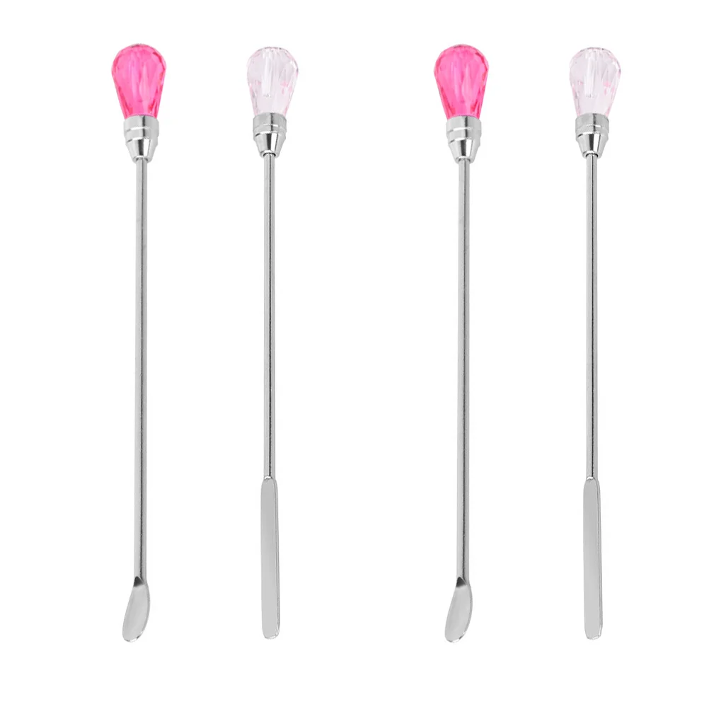 1 Set Sealing Wax Stirring Rod Creative Seal Wax Stirrer Stick Spoon Random Color Fire paint stirring rod sealing wax seal tool 