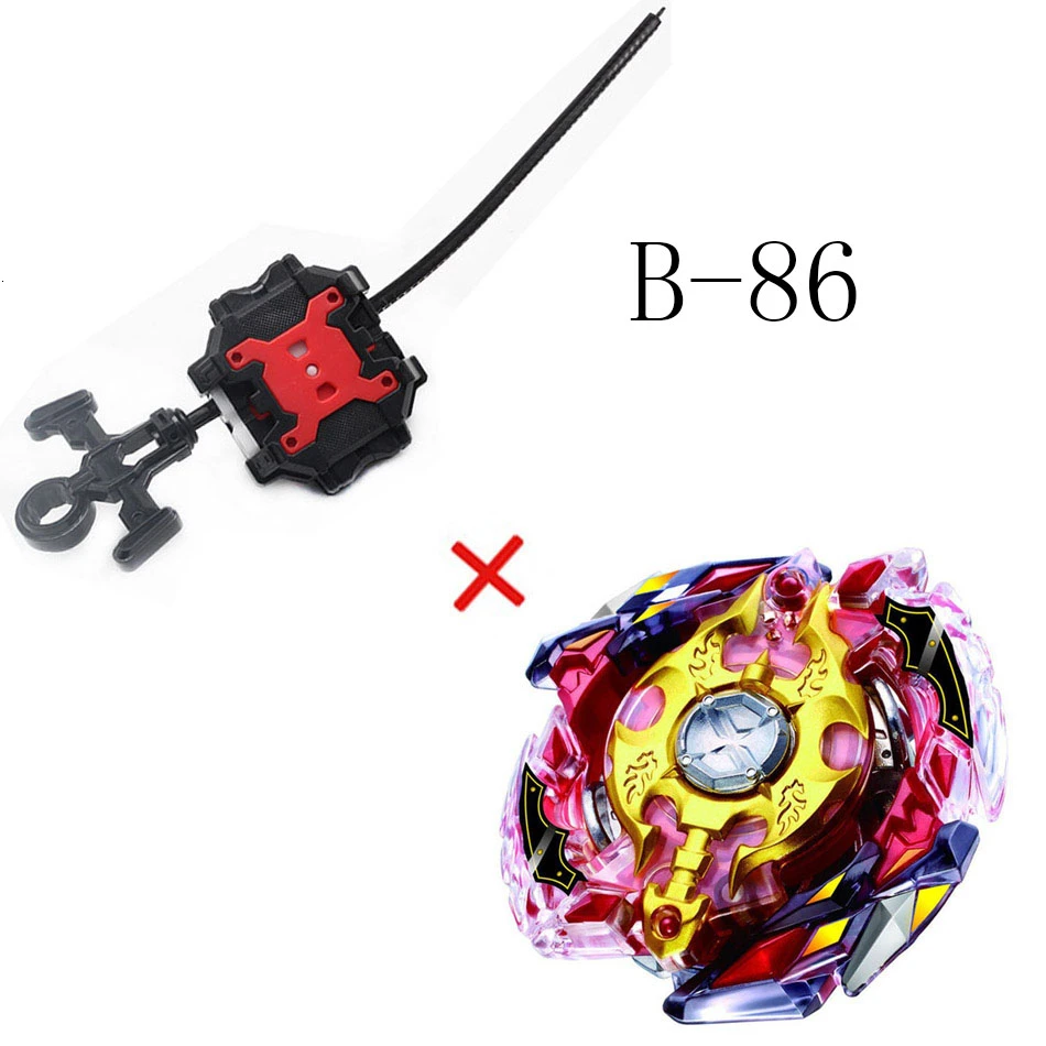 Оригинальные спиннинговые игрушки Beyblade Burst B154 B153 Топ Bayblade с пусковой установкой Металл Fusion Битва игрушка Bey Blade Blades Boy Gitf - Цвет: B-86