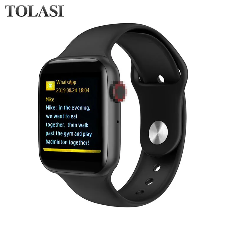 

Smart Watch Men Series 4 ECG Heart Rate Fitness Monitor Bluetooth Call Full Touch Screen Watch For Apple Android Phone
