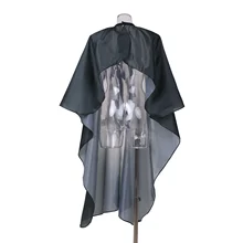 1 шт., накидка для парикмахерской, для стрижки волос, нейлоновый плащ, регулируемая застежка, накидка для стрижки волос, водонепроницаемая накидка для укладки волос