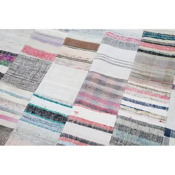 

248x305 Cm Multicolor Handmade Rugs Patchwork Rug-8x10 Ft