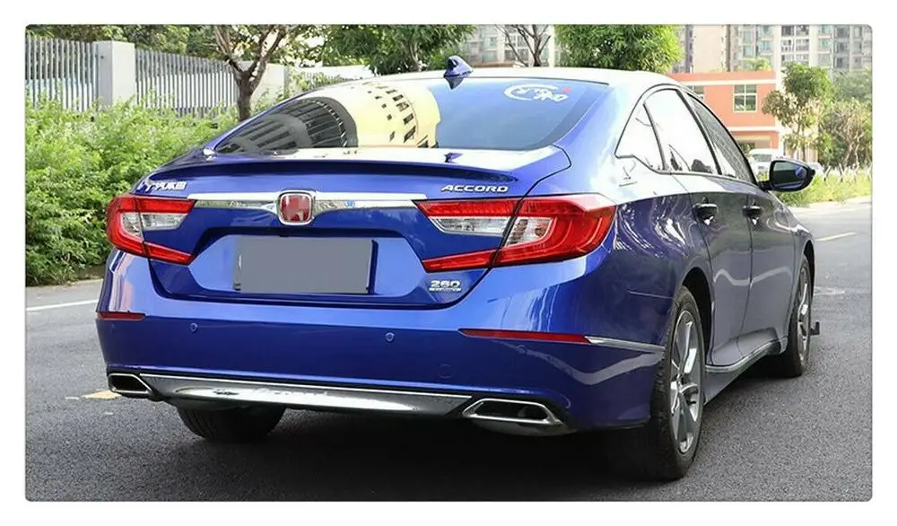 Rear Bumper+ Rear Door Trunk Gate Lid Cover Trim for Honda Accord