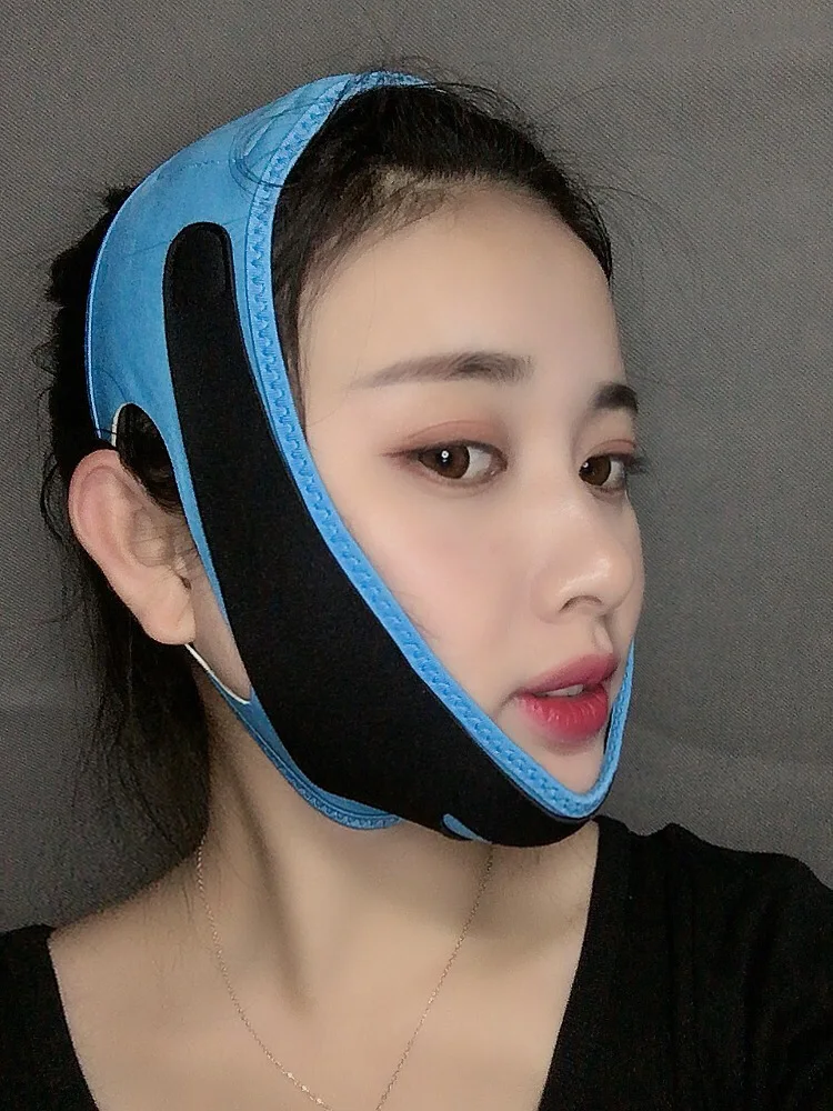 Shou lian tie массажер для лица тонкий аппарат для лица повязка Тяговая часть для лица компактная тонкая маска для сна с двойным подбородком