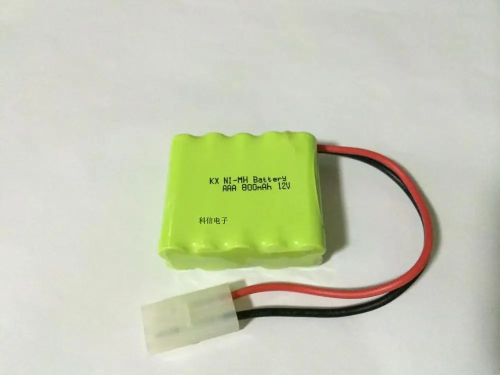 MasterFire 3 упак./лот Ni-MH 12V AAA 800mAh Ni-MH аккумулятор Пакет перезаряжаемых батарей с вилками для модели самолета, игрушечного автомобиля