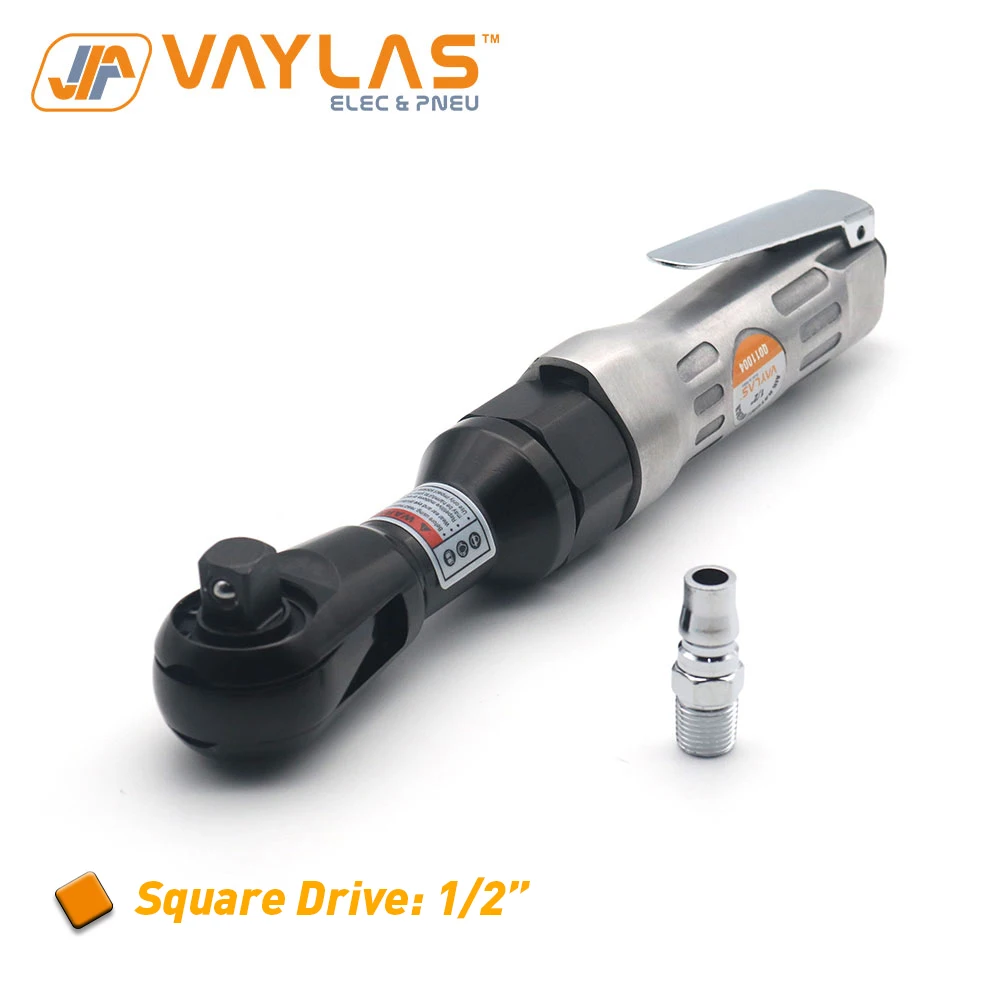 

Vaylas air powered ratchet wrench pneumatic ratcheting handle socket wrench spanner power tool square drive 1/2"