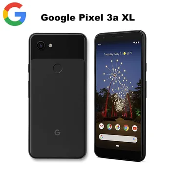 Перейти на Алиэкспресс и купить Оригинал, версия США, Google Pixel 3A XL, 4G, мобильный телефон, 6,0 дюймов, 4 Гб 64 ГБ, Snapdragon670 OctaCore, 12.2MP, NFC, 3700 мАч, Android, смартфон