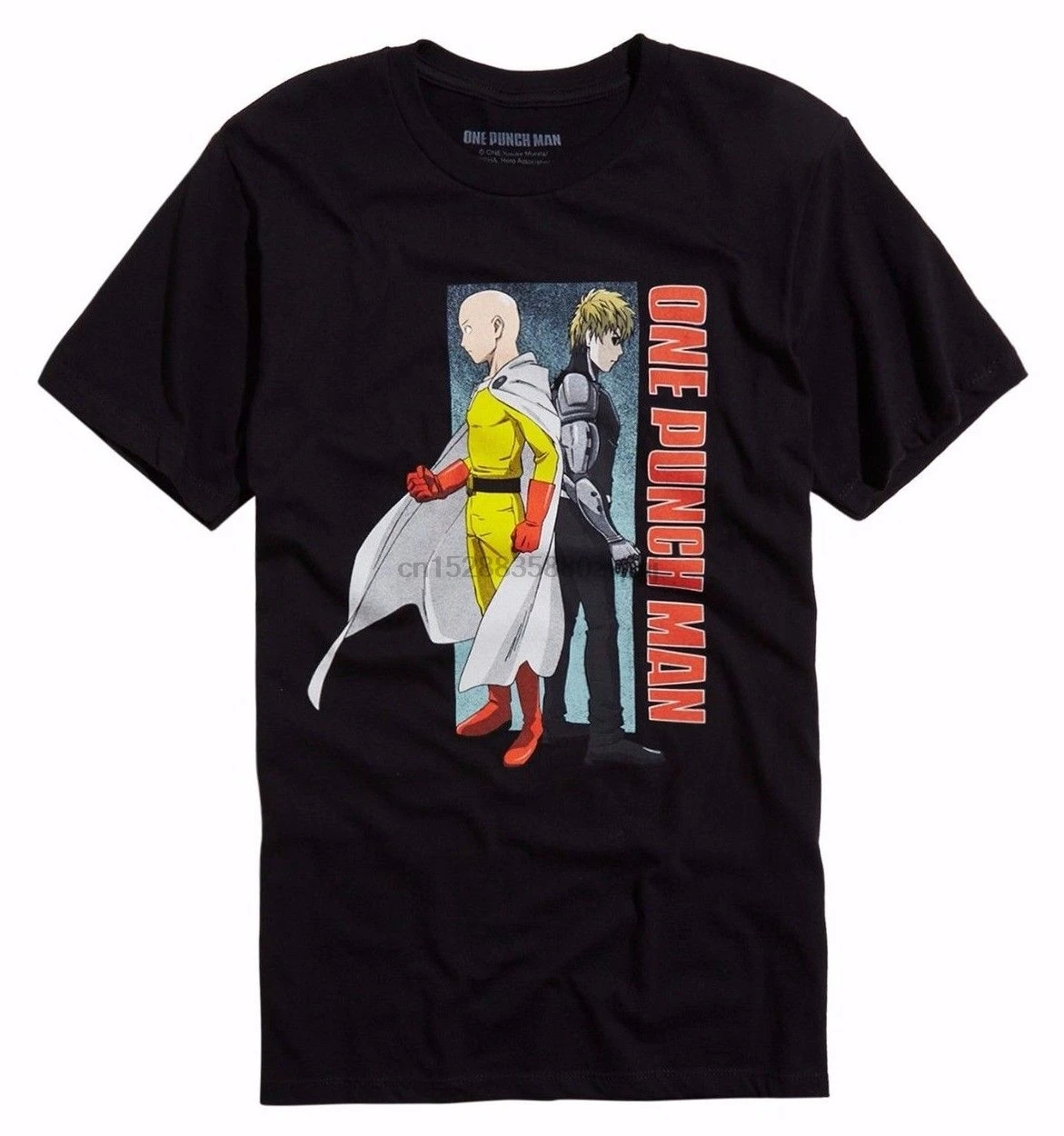 Аниме One Punch Man SAITAMA GENOS Футболка NWT 100% аутентичная |