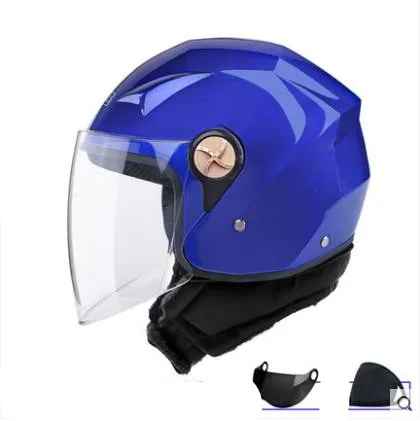 M Motorcycle helmet unisex four seasons universal winter warm lightweight helmet CD50 Q02 - Цвет: M
