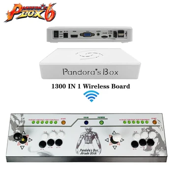 

2020 Newest HD VGA output Video game consoles with 1300 in 1 multi game board pandora box 6