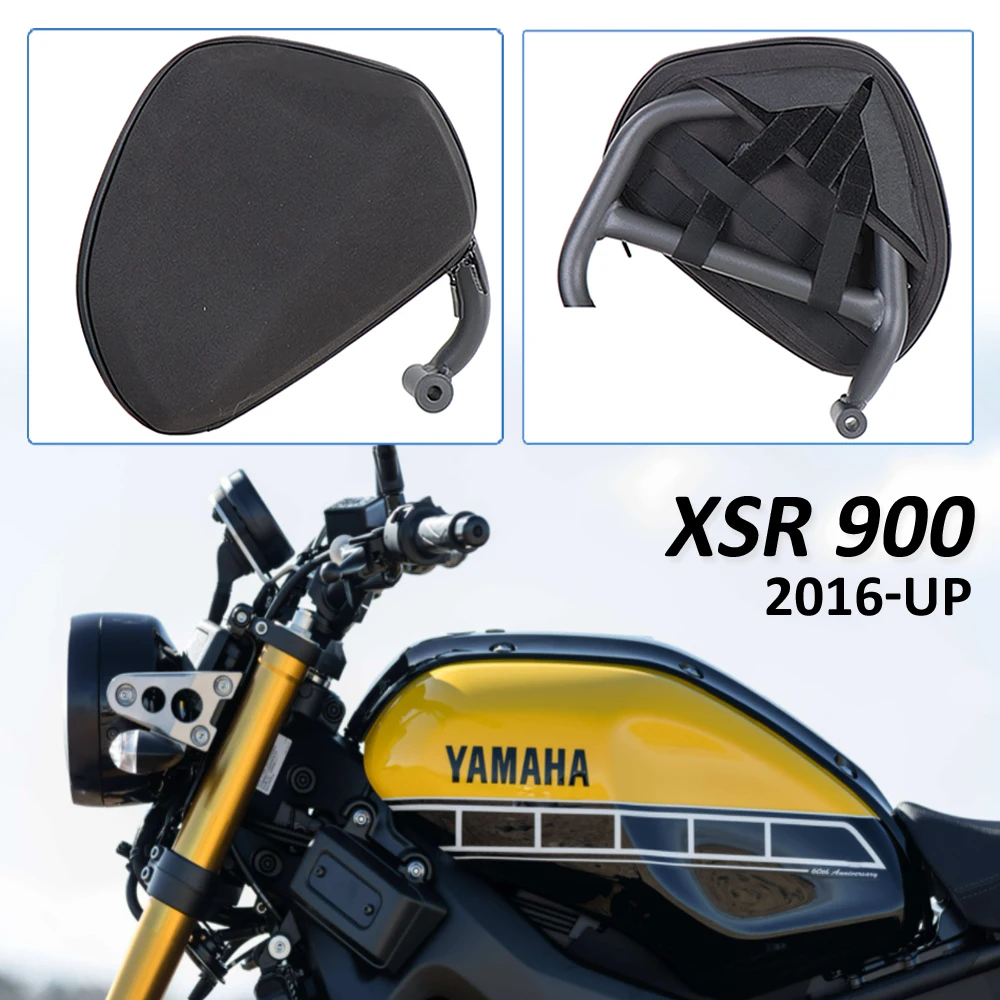 2016-up XSR900 FOR YAMAHA XSR 900 Crash Bar Bags Motorcycle Waterproof Repair Tool Placement Bag 2017 2018 2019- motorcycle radiator guard protector grille grill cover for yamaha xsr900 xsr 900 2016 2017 2018 2019 2020 2021 radiator guard