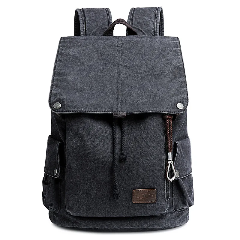 

Vintage Canvas Backpack School Bag Men's Travel Bags Waterproof Laptop Backpack Women Bag College Student Bag Mochila