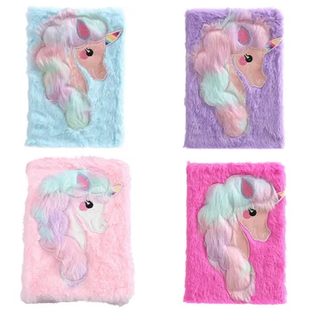 

Cute Unicorn Planner Diary Notebook And Journal Agenda Line Organizer Kawaii Plush Note Book Wonderful Girls School Handbook