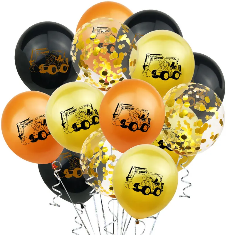 10 шт. вечерние строительные шары для мальчиков на день рождения детский душ