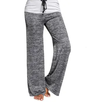 

Loose Yoga Pants Running Wide Leg female Trousers Low Waist Breathable Sweatpants Baggy Pants Active Wear Womens Athletic Pants