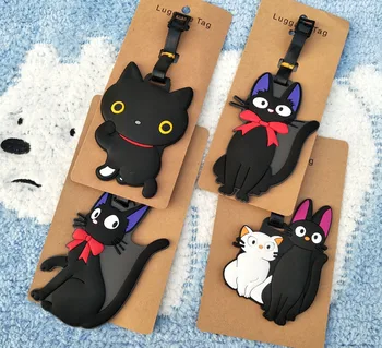 

LISM KiKi's Cat Anime Luggage Tag Travel Accessories Suitcase ID Address Portable Tags Holder Baggage Labels New