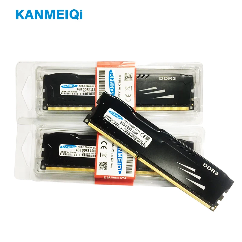 KANMEIQi DDR3 ram 8 Гб 1866 1600 настольная память с радиатором pc3 dimm 4 Гб 1333 МГц 1,5 в CL11