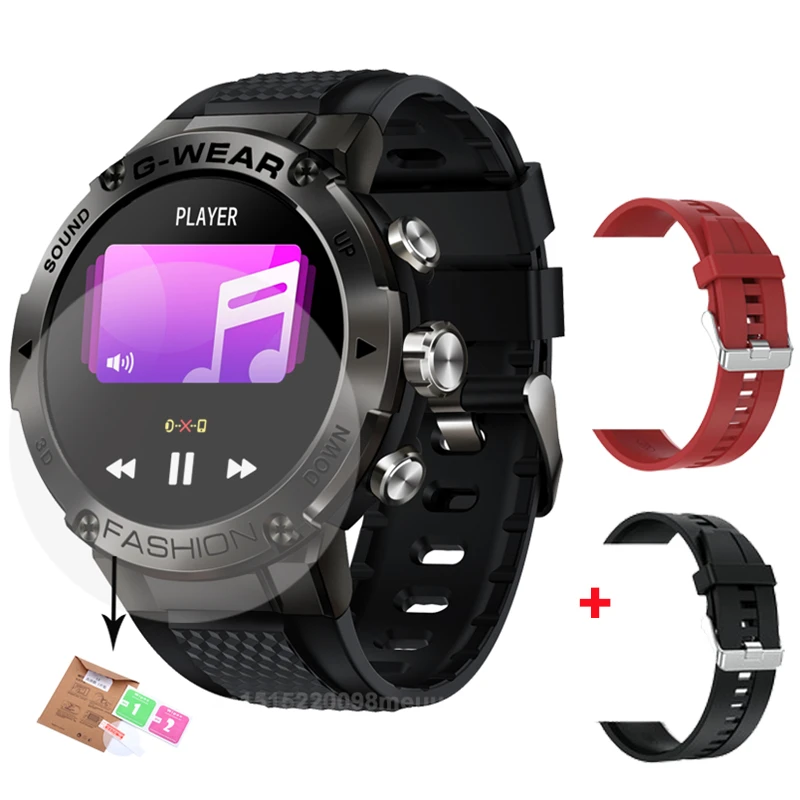 Sports Smart Watch Men BT Phone Call Customize Watch Faces Music Fitness Tracker Super Long Standby Smartwatch Android IOS K28H 