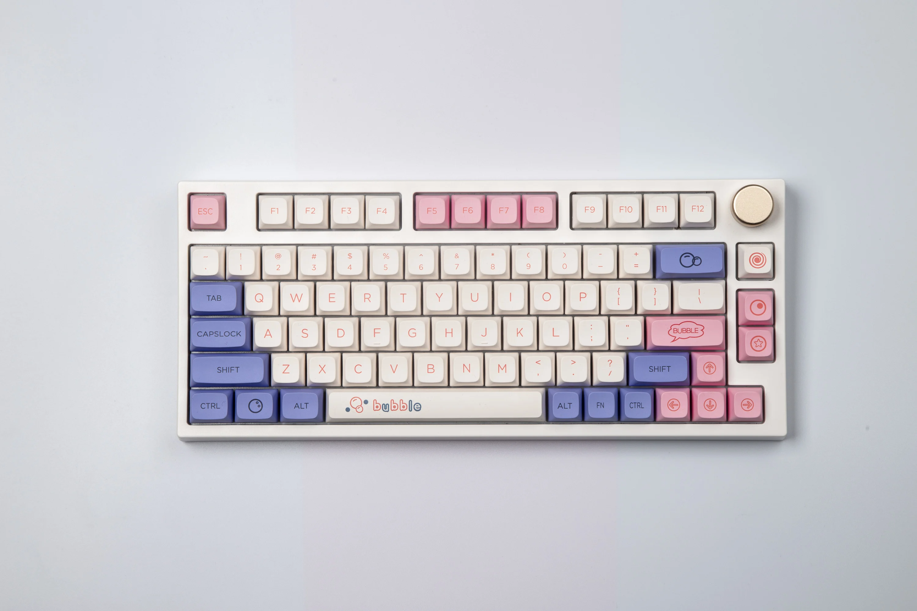 127 Keys XDA Keycap PBT Dye Sub Keycaps Bubble Theme Personalized Keycaps For Cherry Mx Switch GMMK pro Mechanical Keyboard