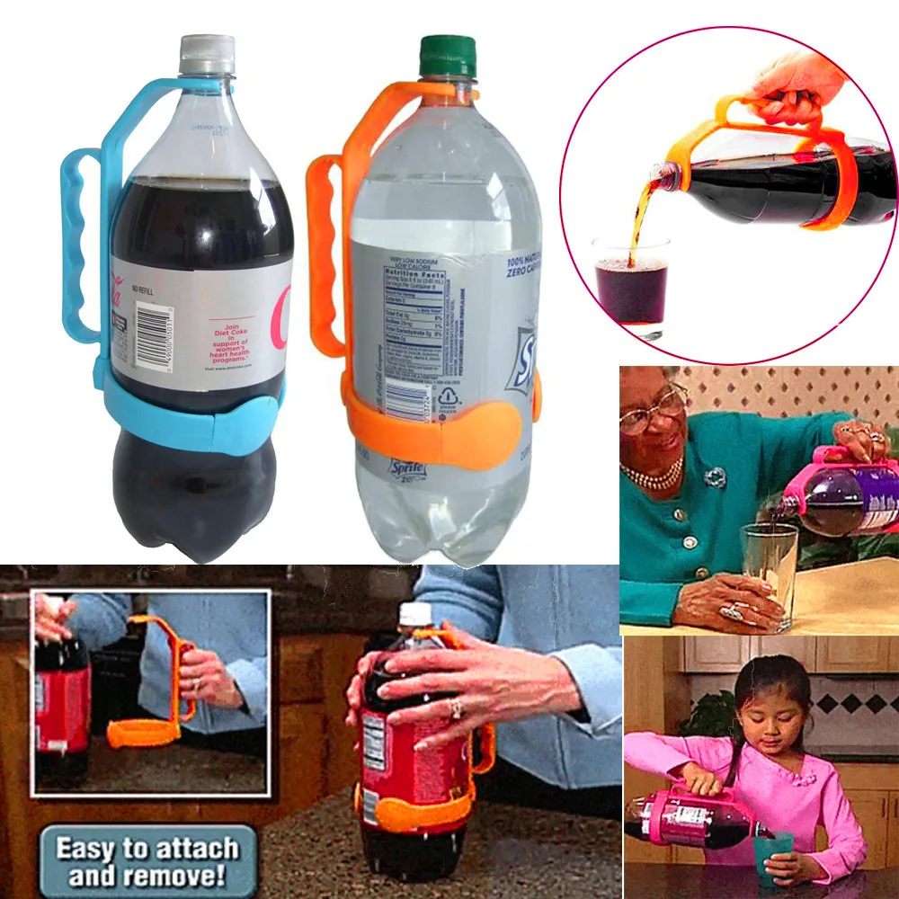 

Manual Operated Bottle Universal Bottle Handle Adds Handle To 1 And 2 Liter Bottles Water Spout Bottle Drinking Water Pump