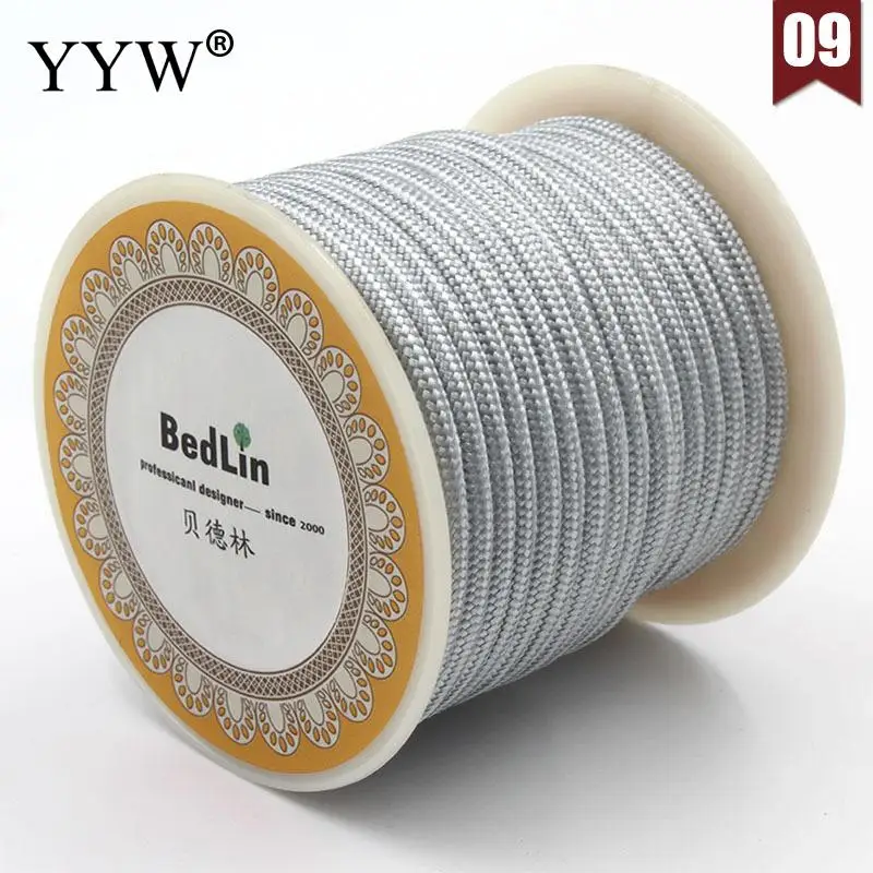 8 м/катушка 3 мм нейлоновая нить нейлоновый шнур прочный Diy шнур для браслета ожерелье ювелирные изделия изготовление вощеная нить ювелирные изделия