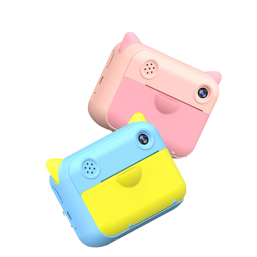 Cámara de impresión instantánea para niños, cámara de 16/32GB con impresión Instax para regalo de cumpleaños, 1080P, con papel fotográfico térmico, cámara de juguete