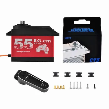 

CYS 55kg Metal Gear Arm Digital Servo S0650 RC Oil Car Waterproof High Torque Servo RC car Parts
