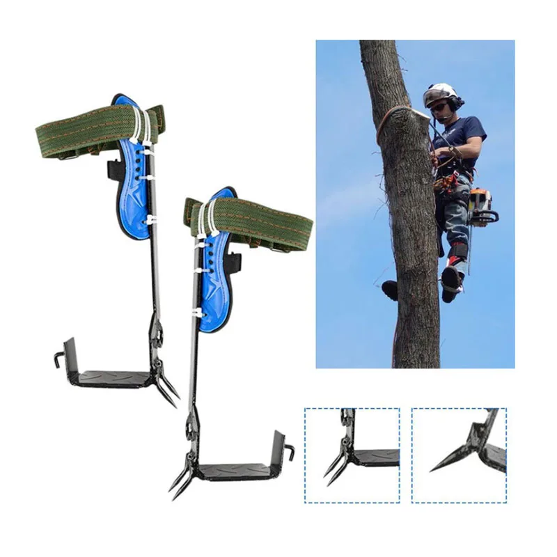 

Tree Climbing Tool Big Turned Toe Buckle Catch Wasp Picker Tree Iron Shoes Upright Iron Shoes