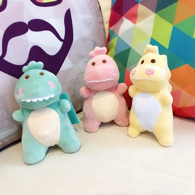 

1pc new Creative Cartoon Dinosaurs plush keychain Animal Dinosaurs cute Pendant plush toys gift